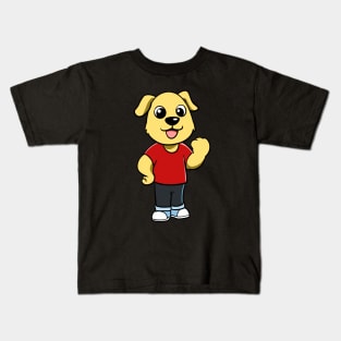 Dog Man Kids T-Shirt